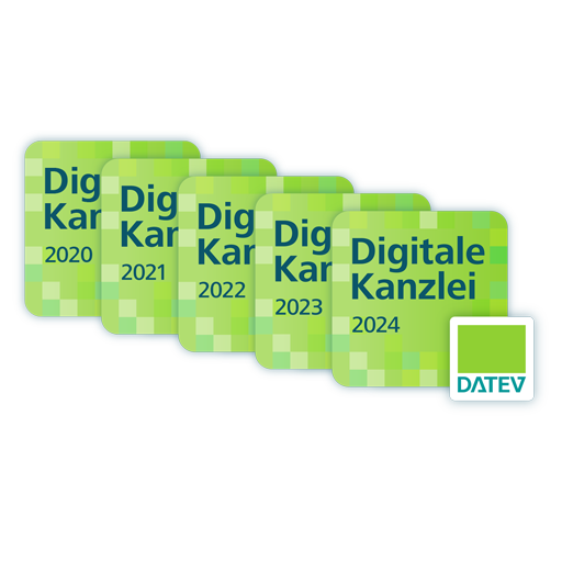 Wir tragen auch 2022 das DATEV Label Digitale Kanzlei